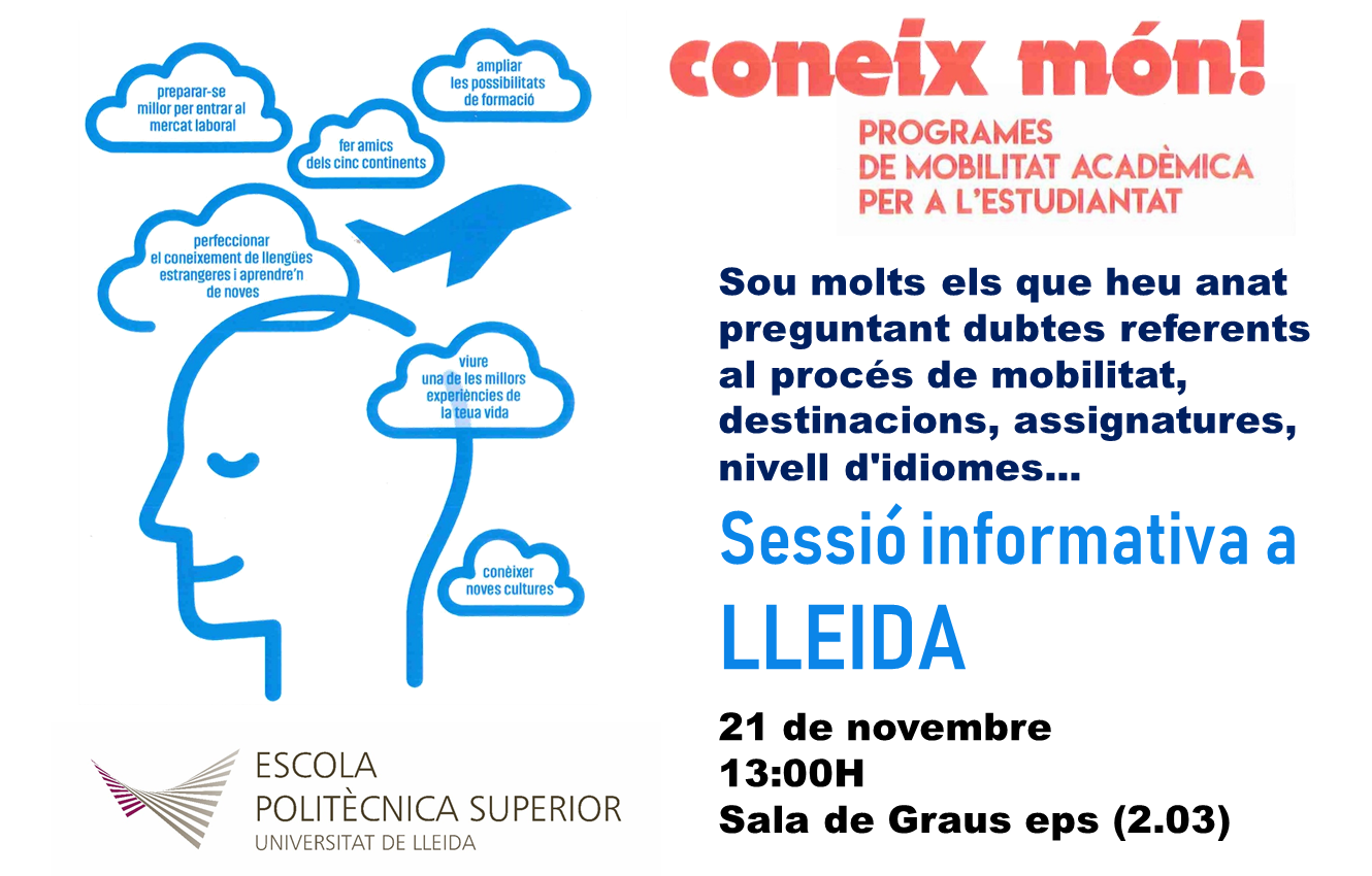 Mobilitat academica UdL nov2019Lleida