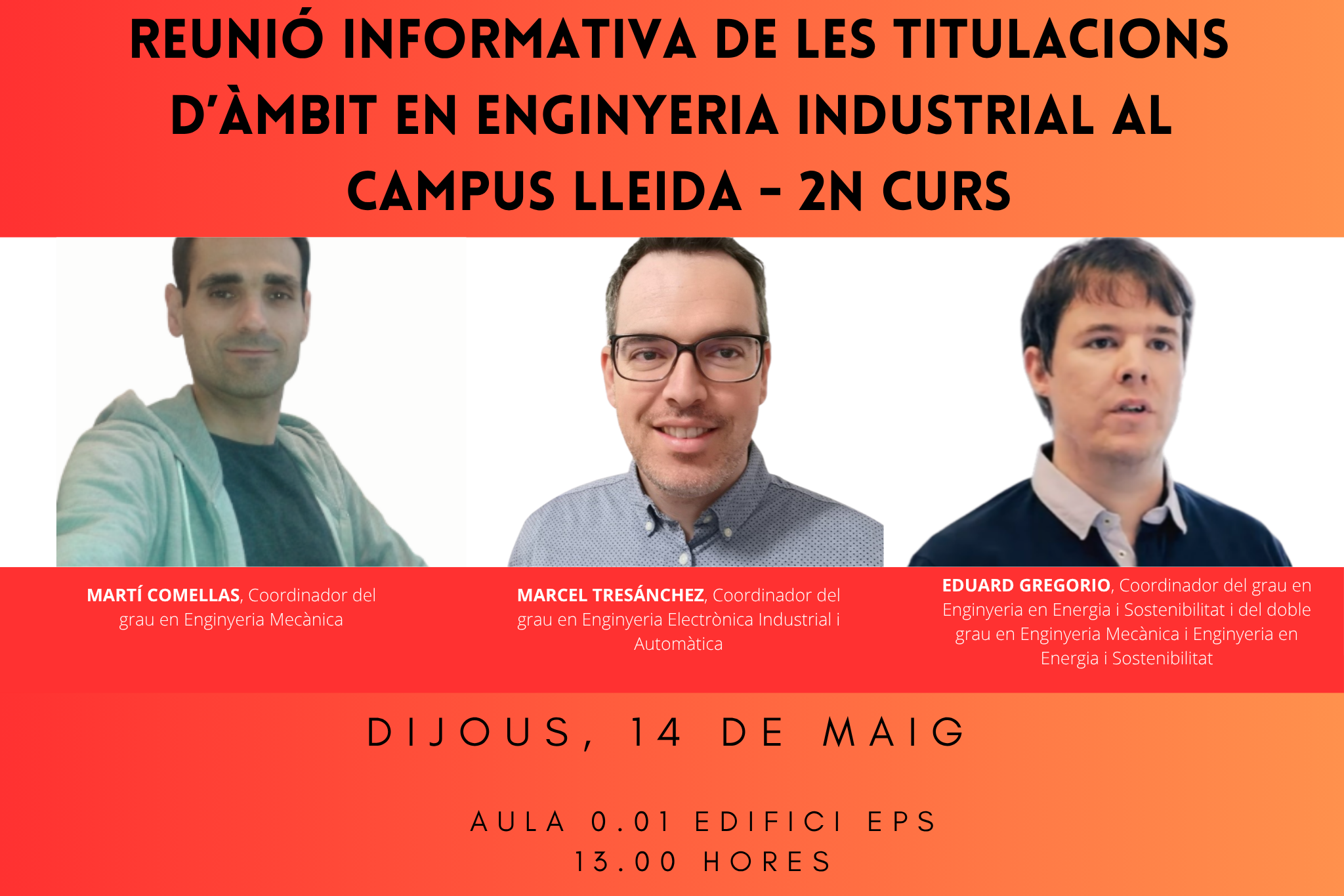reunmió informativa tciND lLEIDA 2N CURS